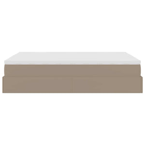 Ottoman Bett mit Matratze Cappuccino 140x200cm