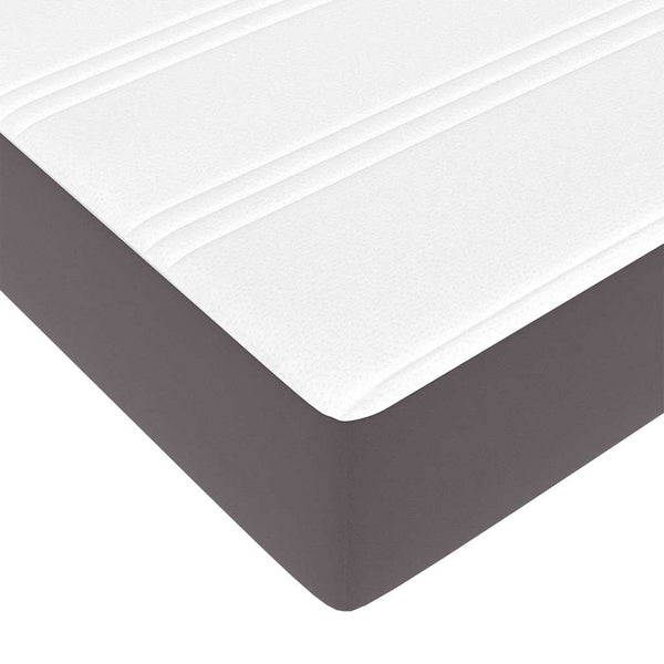 Ottoman Bett mit Matratze Grau 160x200 cm