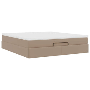 Ottoman Bett mit Matratze Cappuccino 180x200cm
