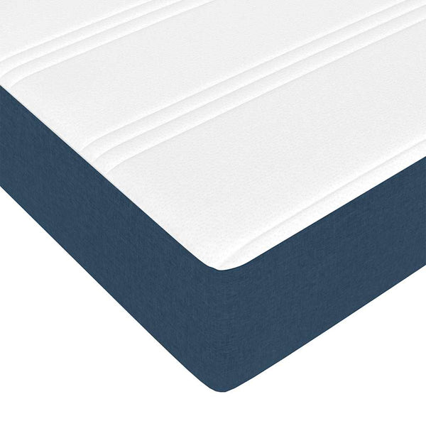 Ottoman Bett mit Matratze Blau 140x190 cm