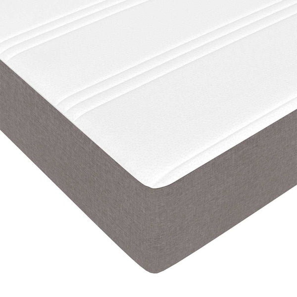 Ottoman Bett mit Matratzen Taupe 160x200 cm