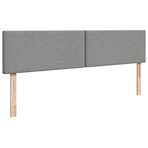 Ottoman Bett mit Matratze 200x200 cm Hellgrau