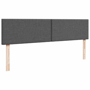 Ottoman Bett mit Matratze Dunkelgrau 200x200 cm