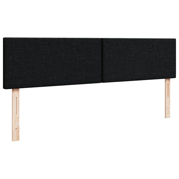 Ottoman Bett mit Matratze 200x200 cm Schwarz