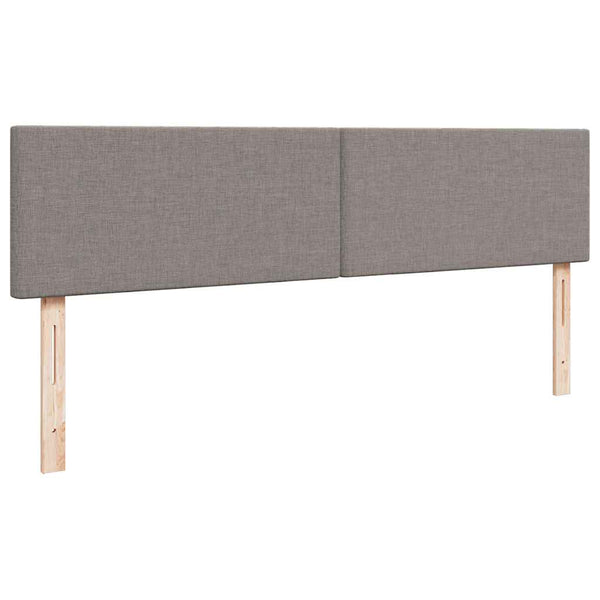 Ottoman Bett mit Matratze Taupe 200x200 cm