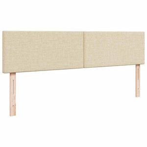 Ottoman Bett mit Matratze Creme 200x200 cm