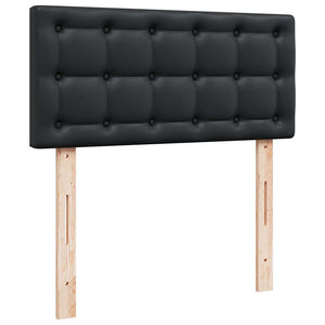 Ottomanbett mit Matratze & LEDs 80x200 cm Kunstleder