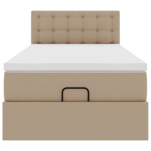 Ottoman Bett mit Matratze & LED 80x200 cm