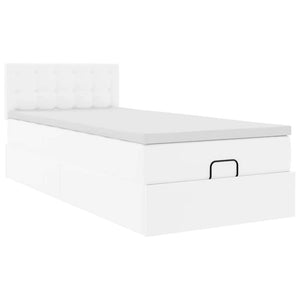 Ottoman Bett 90x190 cm mit Matratze & LED