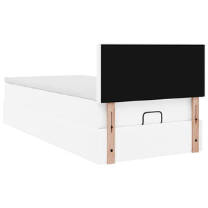 Ottoman Bett 90x190 cm mit Matratze & LED
