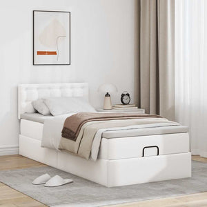 Ottoman Bett 90x200 cm mit Matratze & LED