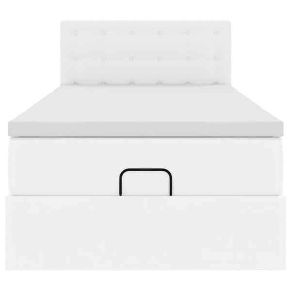 Ottoman Bett 90x200 cm mit Matratze & LED
