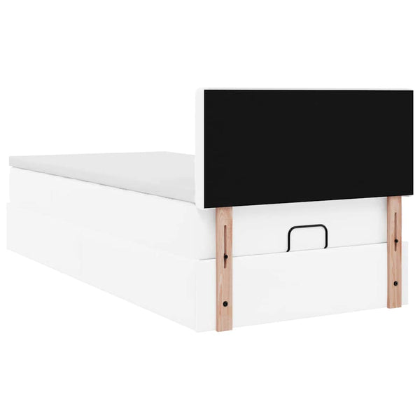 Ottoman Bett 90x200 cm mit Matratze & LED