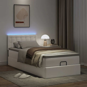 Ottoman Bett 100x200cm mit Matratze & LEDs
