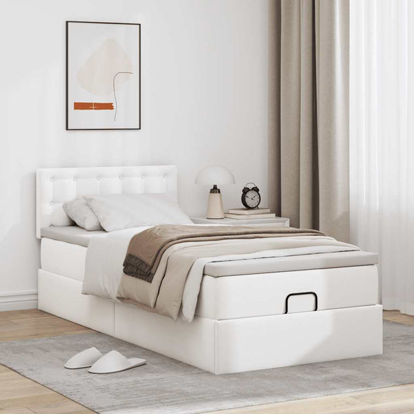 Ottoman Bett 100x200cm mit Matratze & LEDs