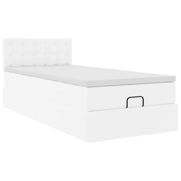 Ottoman Bett 100x200cm mit Matratze & LEDs