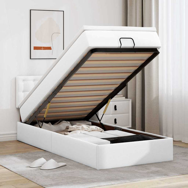 Ottoman Bett 100x200cm mit Matratze & LEDs