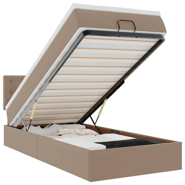 Ottoman Bett mit Matratze & LED 100x200cm