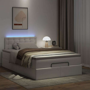 Ottoman Bett 120x190cm mit Matratze & LED