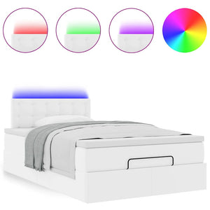 Ottoman Bett 120x190cm mit Matratze & LED