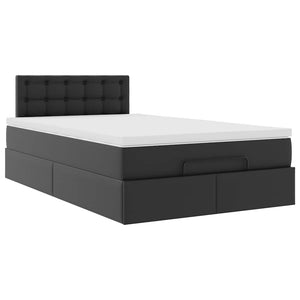 Ottoman Bett mit Matratze & LEDs 120x200 cm