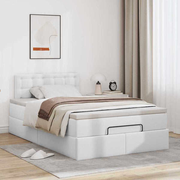 Ottoman Bett 120x200cm mit Matratze & LEDs