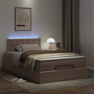 Ottoman Bett 120x200cm mit Matratze & LED