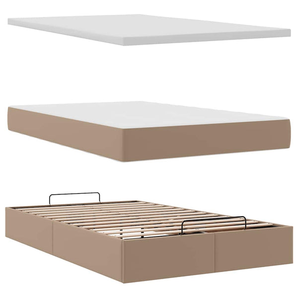 Ottoman Bett 120x200cm mit Matratze & LED