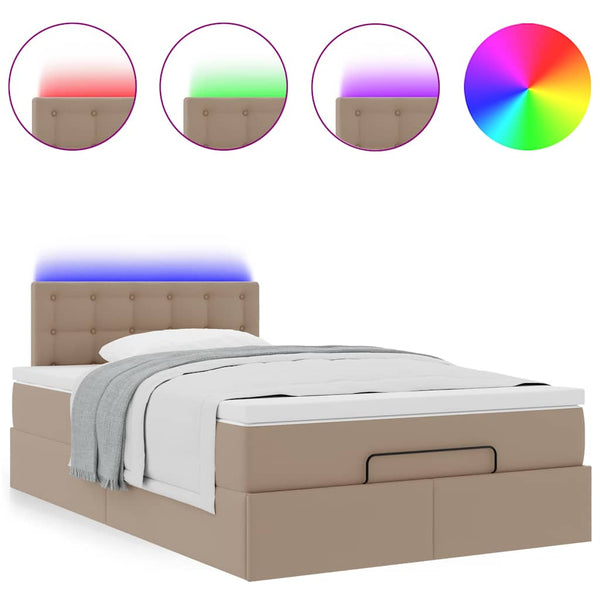 Ottoman Bett 120x200cm mit Matratze & LED