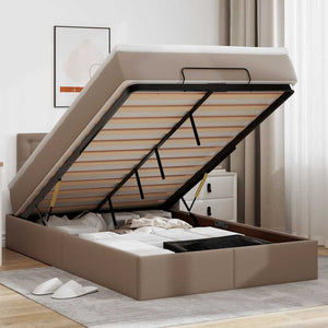 Ottoman Bett 120x200cm mit Matratze & LED