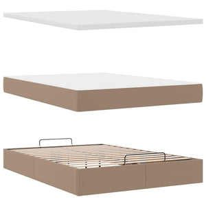 Ottoman Bett mit Matratze & LEDs 140x190cm