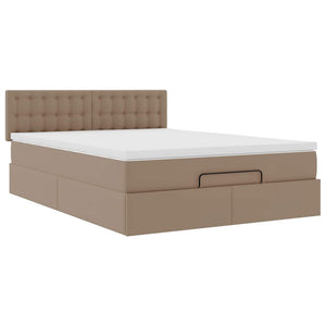 Ottoman Bett mit Matratze & LEDs 140x190cm