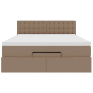 Ottoman Bett mit Matratze & LEDs 140x190cm