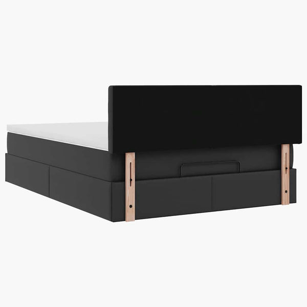 Ottoman Bett mit Matratze & LEDs 140x200 cm