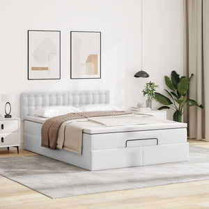 Ottoman Bett 200x200cm mit Matratze & LED