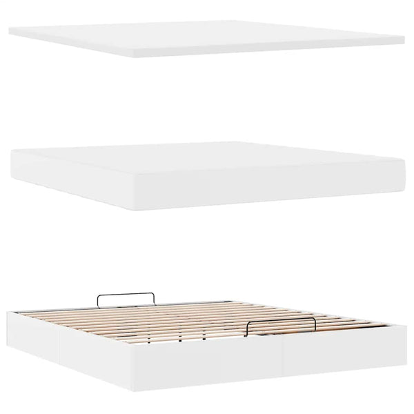 Ottoman Bett 160x200cm mit Matratze & LED