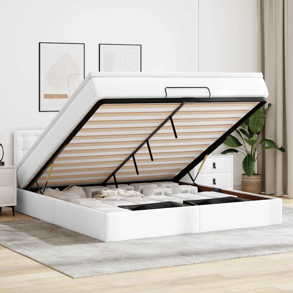Ottoman Bett 160x200cm mit Matratze & LED