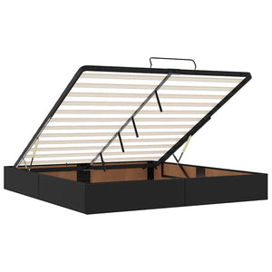 Ottoman Bett mit Matratze & LEDs 180x200 cm