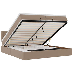 Ottoman Bett mit Matratzen & LEDs 200x200cm