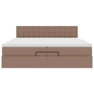 Ottoman Bett mit Matratzen & LEDs 200x200cm