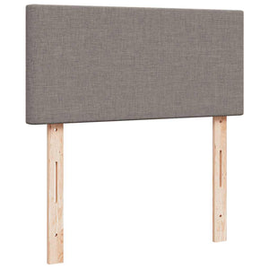 Ottoman Bett mit Matratze Taupe 100x200 cm