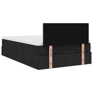 Ottoman Bett mit Matratze & LEDs 120x200 cm