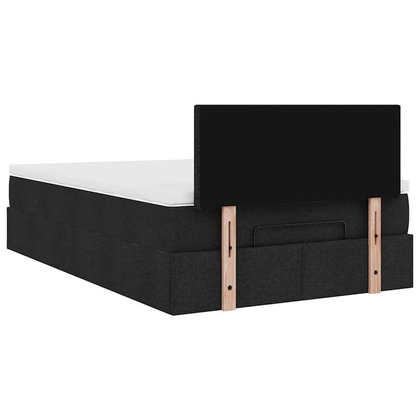 Ottoman Bett mit Matratze & LEDs 120x200 cm