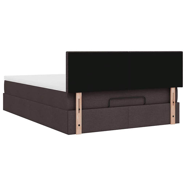 Ottoman Bett mit Matratze & LEDs 140x190 cm