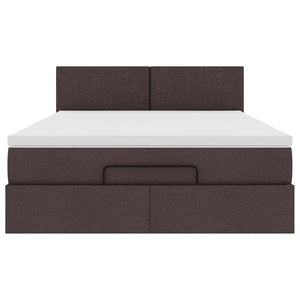 Ottoman Bett mit Matratze & LEDs 140x190 cm
