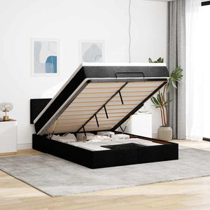 Ottomane Bett mit Matratze & LEDs 140x200 cm