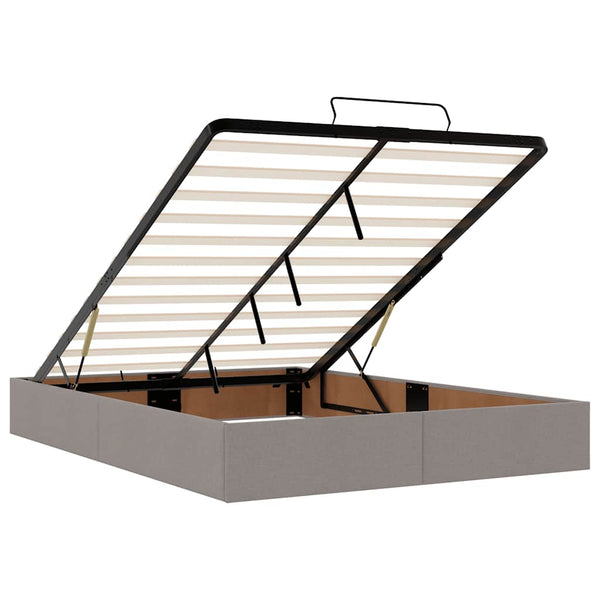 Ottomane Bett mit Matratze & LEDs 140x200 cm