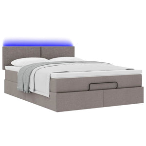 Ottomane Bett mit Matratze & LEDs 140x200 cm