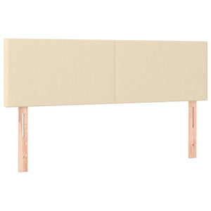Ottomane Bett mit Matratze Creme 140x200 cm
