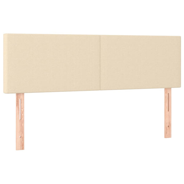 Ottomane Bett mit Matratze Creme 140x200 cm